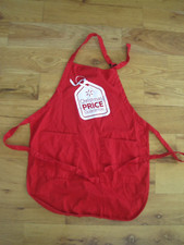 Apron Red Small Christmas Price Guarantee PORT AUTHORITY