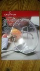 Crofton standing spoon and lid rest- stainless steel BRAND NEW in Box 