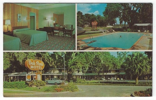 Brunswick, Georgia, Postkarte Ansichten von Quality Court Motel - Oak Park, 1967-8