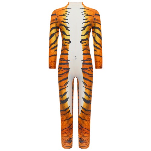 Unisex Kids Unitard Vivid Jumpsuit Animal Cosplay Bodysuit Long Sleeve Rompers - Picture 16 of 73