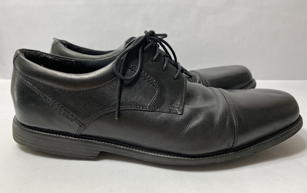Rockport Mens Cap Toe Oxford Charles Road V80556 Black 