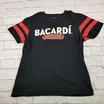 Bacardi Rum Short Sleeve Womens T Shirt Jersey Limited Edition Size Large