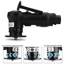 Handheld Pneumatic Chamfering Beveling Machine Metal Burr Trimming Tool 3000RPM