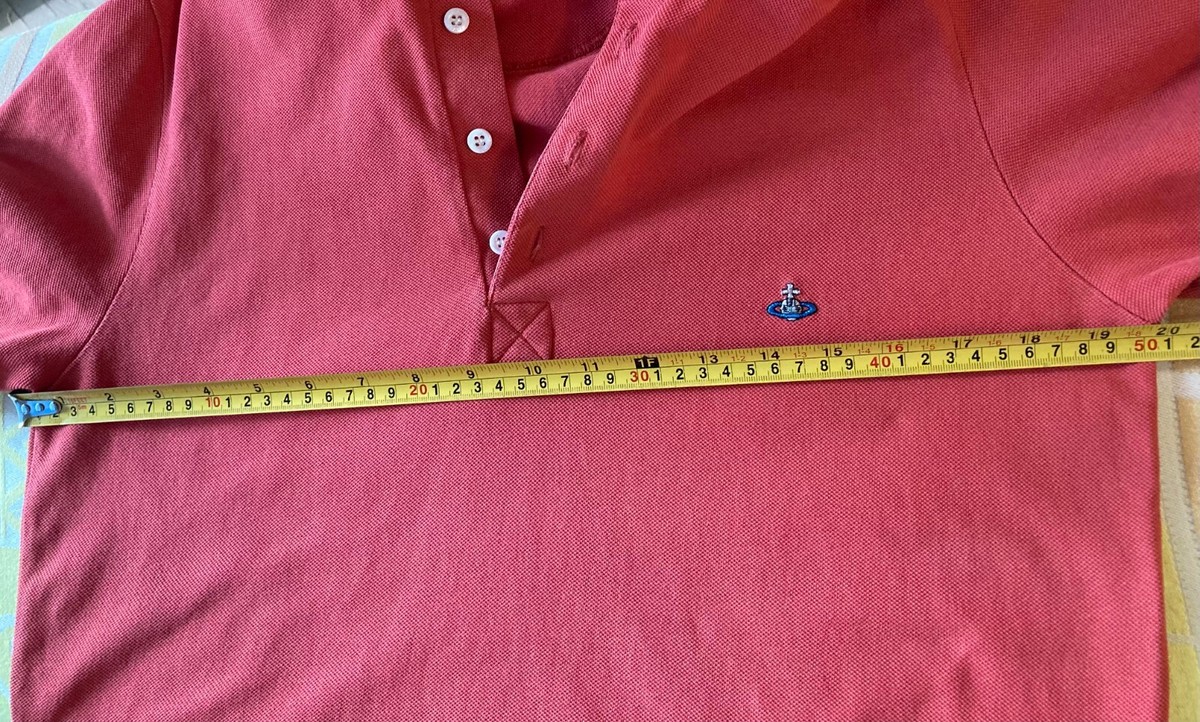 VINTAGE VIVIENNE WESTWOOD MAN POLO TEE SMALL LOGO 00s Size