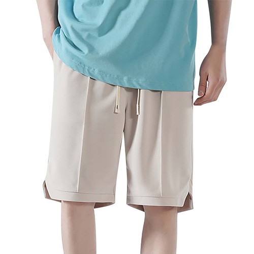 Shorts Mens Thin Casual Sports Five Point Pants Loose Drape Medium Shorts Summer - Picture 16 of 21