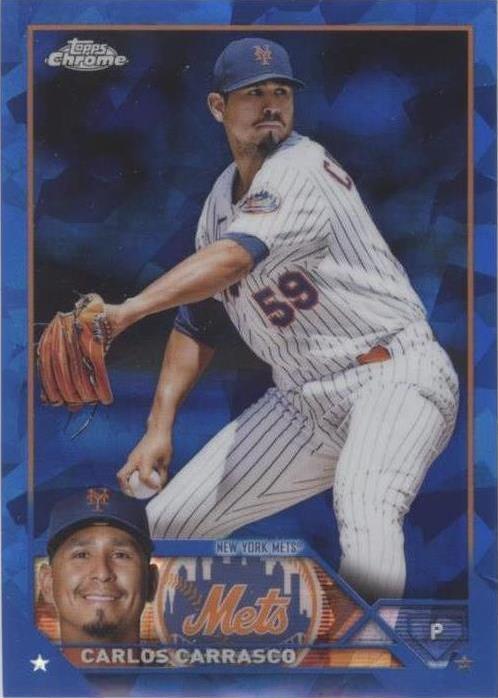 2023 Topps Chrome Sapphire Edition - Carlos Carrasco #161 - 1 of 1