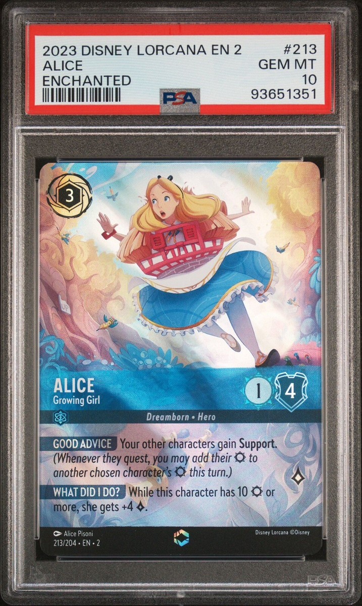 LORCANA ロルカナ enchanted ミニー PSA10 Auction Prices Realized Tcg Cards 2024 DISNEY LORCANA EN 4