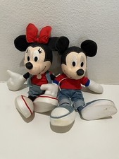 Rare Vintage Mickey Mouse  Minnie Mouse Plush Set 