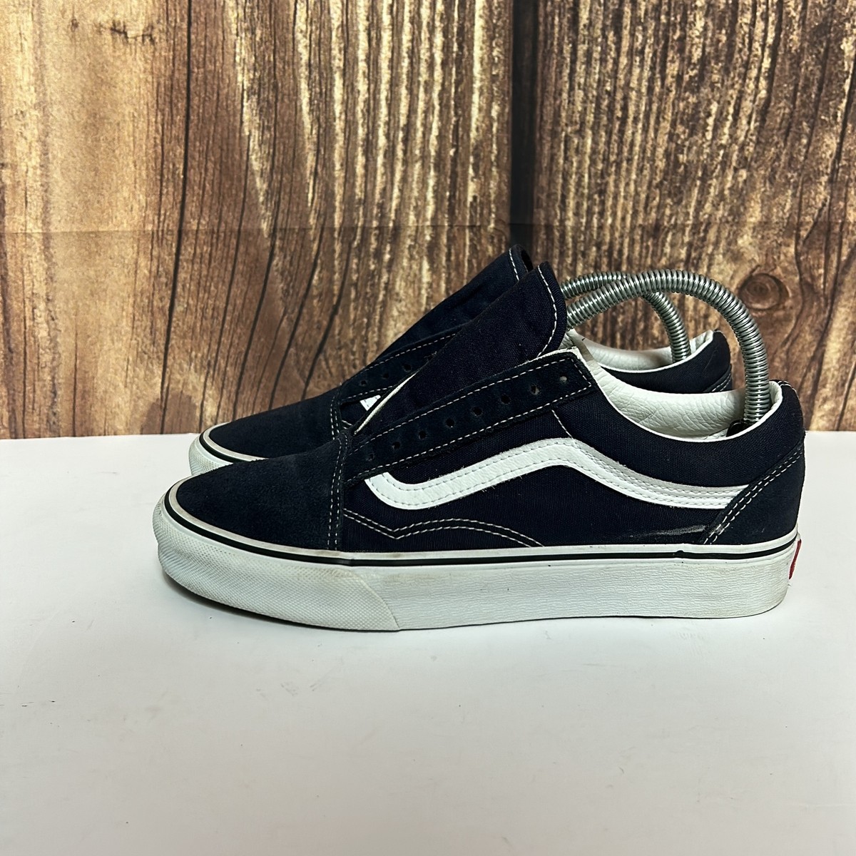 Vans Mens Old Skool Off The Wall 507698 Black Sneaker 7.5 | eBay