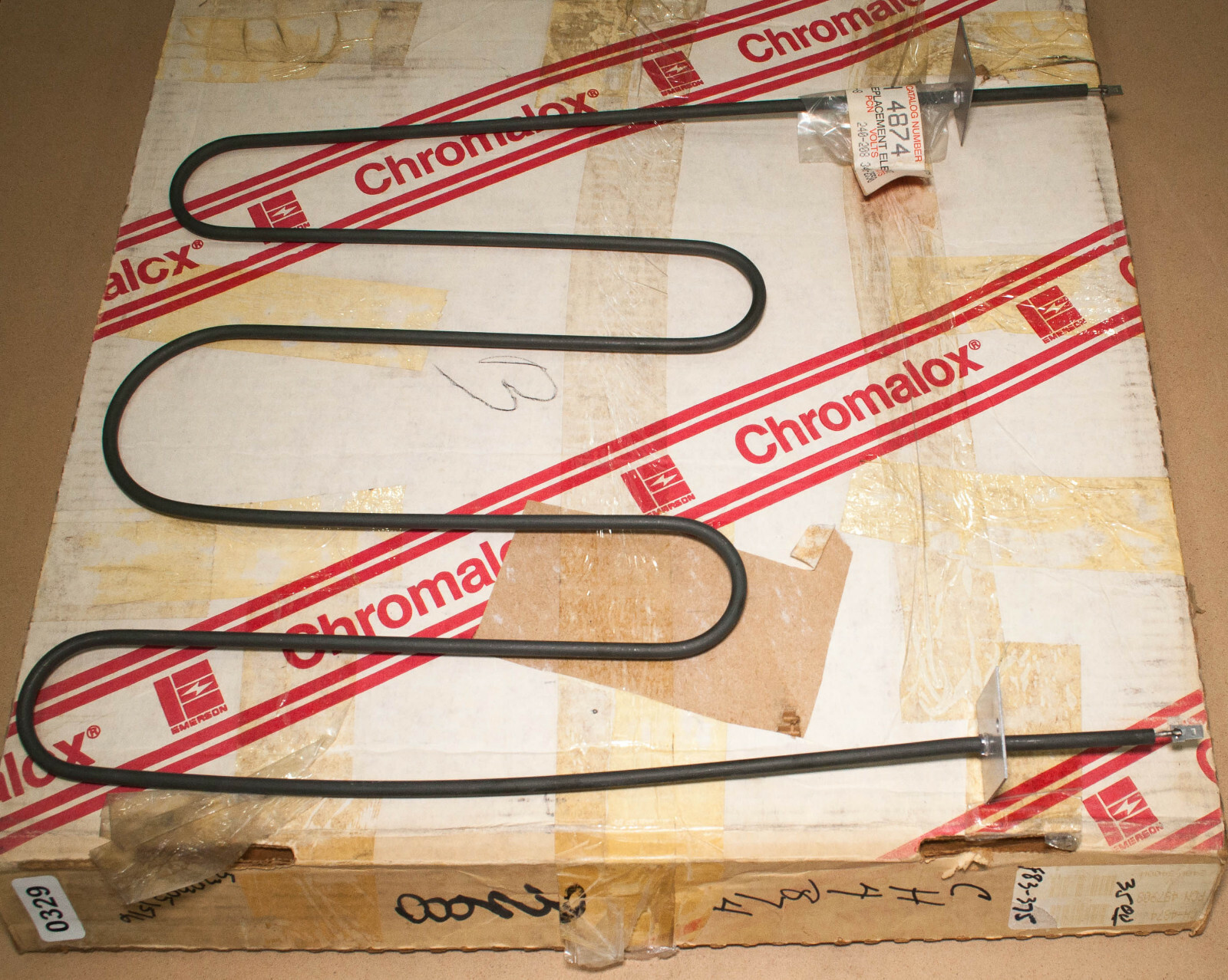 Chromalox CH4874 Bake Element 029-874874-001 F83-375 45790-8 3400-2550W 240-208V