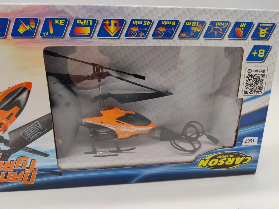 Carson 500507104 - Hubschrauber DMAX Nano Tyrann Gyro IR 100% RTF - Bild 4 von 4