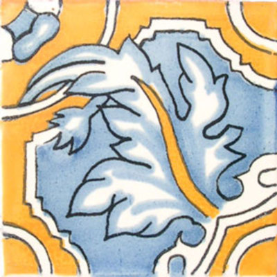 C#043)) MEXICAN TILE SAMPLE WALL FLOOR TALAVERA MEXICO CERAMIC HANDMADE POTTERY