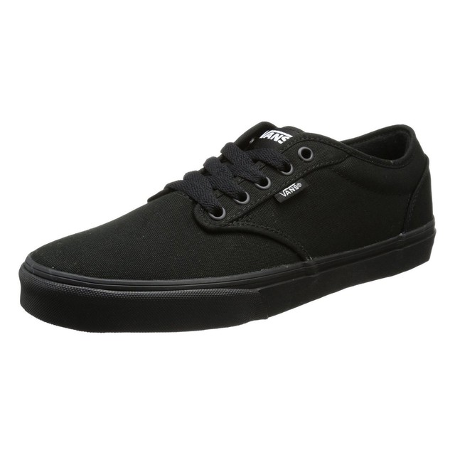 plain black vans sale