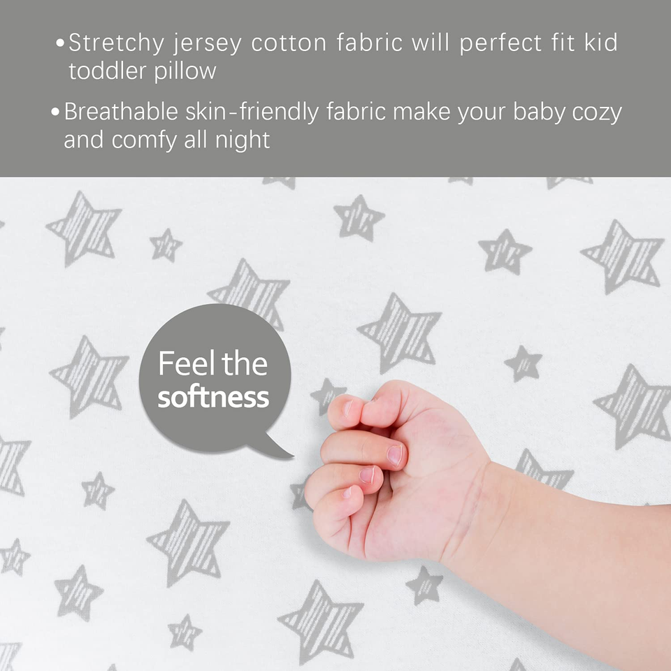 Organic Cotton Toddler Pillowcase 2 Pack, (Pillowcase Only) Kids