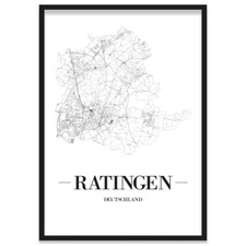 JUNIWORDS Stadtposter, Ratingen, Weiß, Kunst...