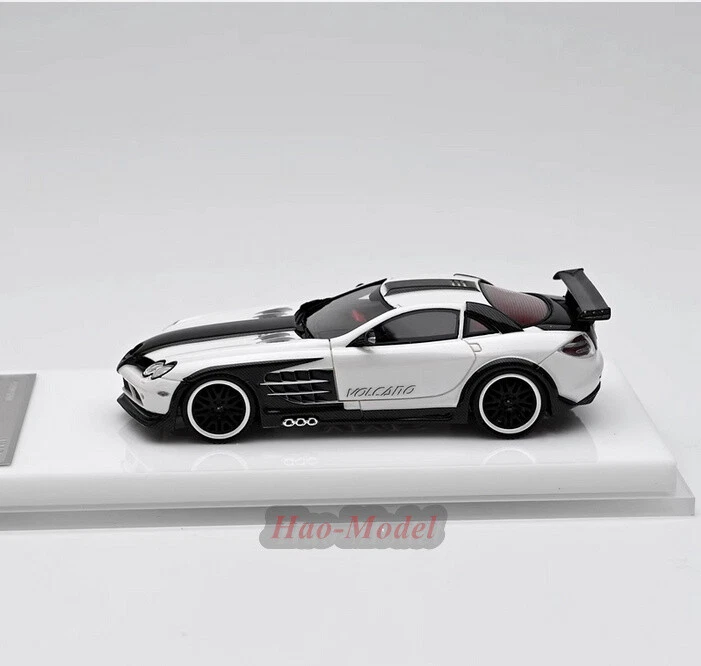 VMB 1/64 hamann slr Limited Resin Car Model Simulation Diecast Gifts Black white - Imagem 3 de 4