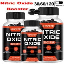Nitric Oxide Booster w/ L-Arginin 1500mg-Muscle Pump,Endurance&Energy enhancer