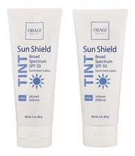 Obagi Sun Shield Tint Broad Spectrum SPF 50 Cool 2 Ct 3 oz. Sunscreen