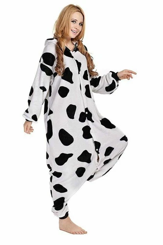 Adult children cow pajamas Cosplay Halloween Christmas costume craze - Imagen 6 de 14