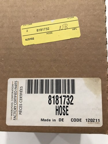 8181732 HOSE W/P OEM NEW IN BOX
