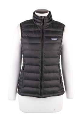 PATAGONIA Vest Black Goose Down Womens Puffer Waistcoat Sleeveless Jacket  Size S | eBay