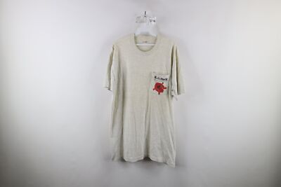 Vintage 90s Mens XL Spell Out Bela Fleck & The Flecktones Band T-Shirt Gray USA
