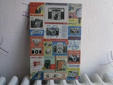 TOLE METAL PHOTOGRAPHIE APPAREIL VINTAGE 20 X30 CMS NON PLAQUE EMAILLEE ANCIENNE