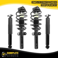2001-2008 Jaguar X-Type Front Complete Strut Assemblies & Rear Shock Absorbers