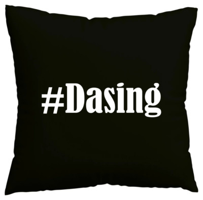 Kissenbezug #Dasing I love Dasing Schwarz 143417