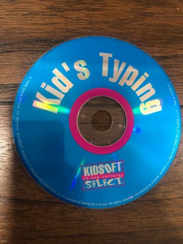 Kid's Typing software CD by Kid Soft