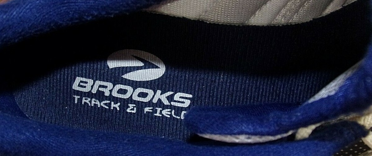 Brooks Track Field Mens Shoes Athletic US 7  Blue Silver Leather White Mesh Brooks Glycerin 23 Men main image 2