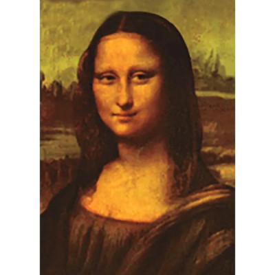 Leonardo da Vinci - Mona Lisa - 3D Flicker Lenticular Postcard Greeting Card