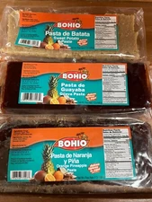 Caribbean Fruit paste bars (3 flavors) / Pastas de Frutas (3 sabores)  7 oz each