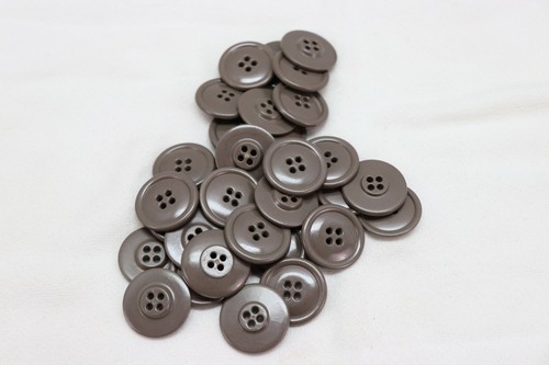 US Taupe/pink Large Overcoat Buttons 1 1/4"=32mm=50L lot of 2 B310 - Picture 2 of 3