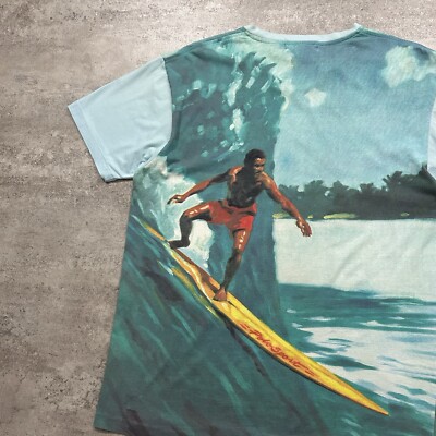VTG 90s POLO SPORT RALPH LAUREN SURFING ALL OVER PRINT AOP
