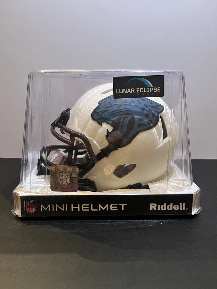 JIMMY SMITH JACKSONVILLE JAGUARS SIGNED LUNAR ECLIPSE MINI HELMET!!! COA - Image 2 of 3
