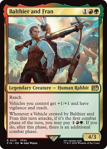 Balthier und Fran - Final Fantasy FFXII FIN - 0213 - MTG Magic