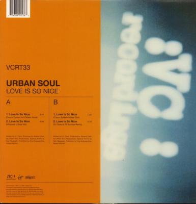 Urban Soul(12'' Vinyl)Love Is So Nice-VC-Ex/New