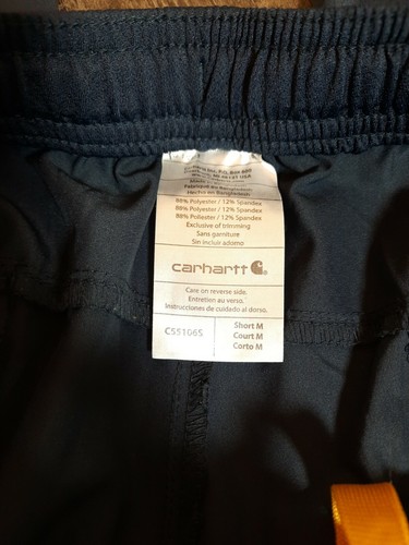 Carhartt Men's Athletic Cargo Pants blue short medium - Picture 3 of 5