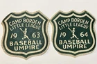 Post WW2 1963-64 Canada Canadian Military Camp Borden Baseball Patch Lot 5.25”