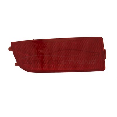 Volkswagen Crafter Van 2011-2017 Red Rear Bumper Reflector Passenger Side Left