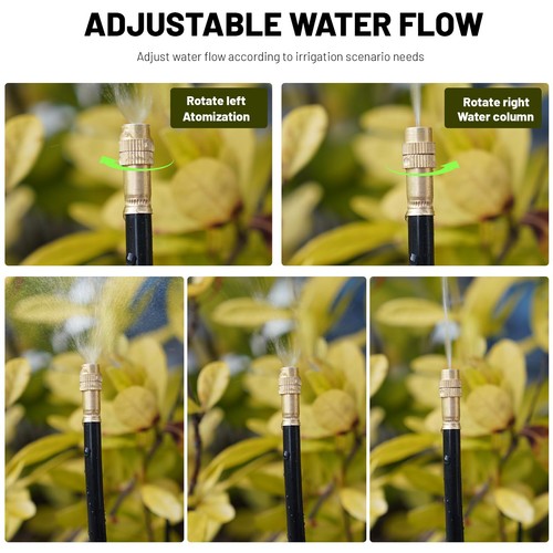 360° Adjustable Drip Irrigation System - 100FT Garden Watering System with 32... - Picture 4 of 7