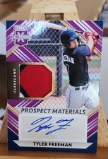2022 Panini Elite Extra Edition - Prospect Materials Signatures Tyler Freeman...