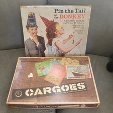 COMPLETE 1964 CARGOES Selchow & Righter Seafaring Board Game Thrills Adventure 