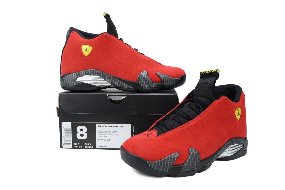 Size 10.5 - Air Jordan 14 Retro Ferrari for sale online | eBay