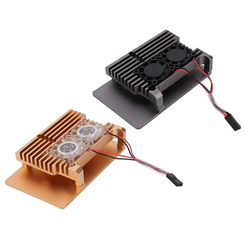 Aluminum Alloy Cooling Case Enclosure With Fan For 4 B Model♡ - Afbeelding 7 van 28