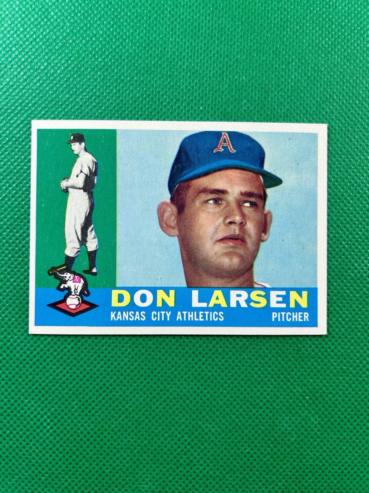1960 Topps #353 Don Larsen Kansas City Athletics high-end NM          B60#353A1