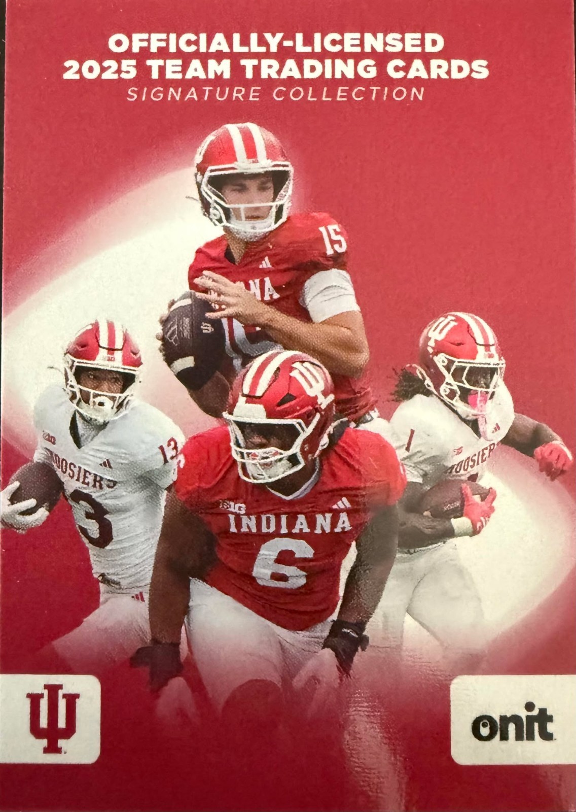 2025 INDIANA FOOTBALL ONIT ATHLETE TRADING CARDS