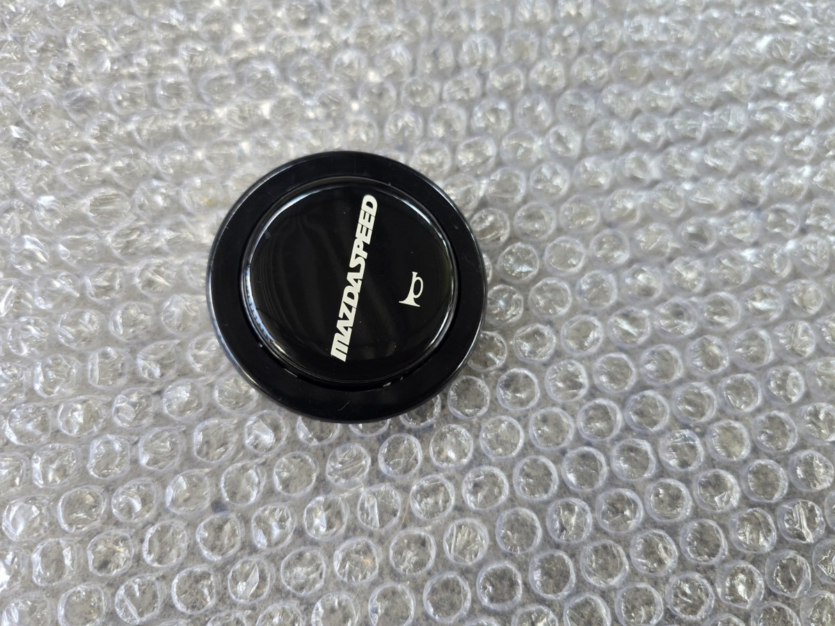 MAZDASPEED マツダスピード ホーンボタン/NARDI/MOMO/RX7 Mazdaspeed HORN BUTTON GREAT GENUINE PART SUPER RARE ITEM