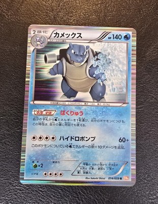 Blastoise 014/059 BW6 Cold Flare Holo Unlimited Japanese Pokemon 2012